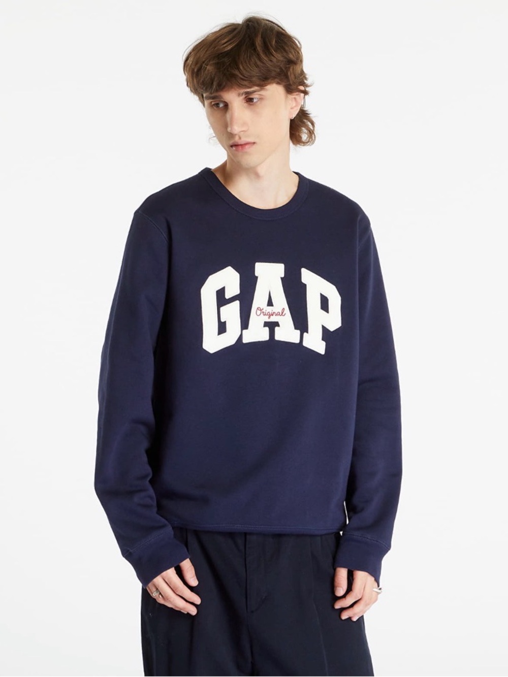 GAP Navy Sweatshirt with White Logo